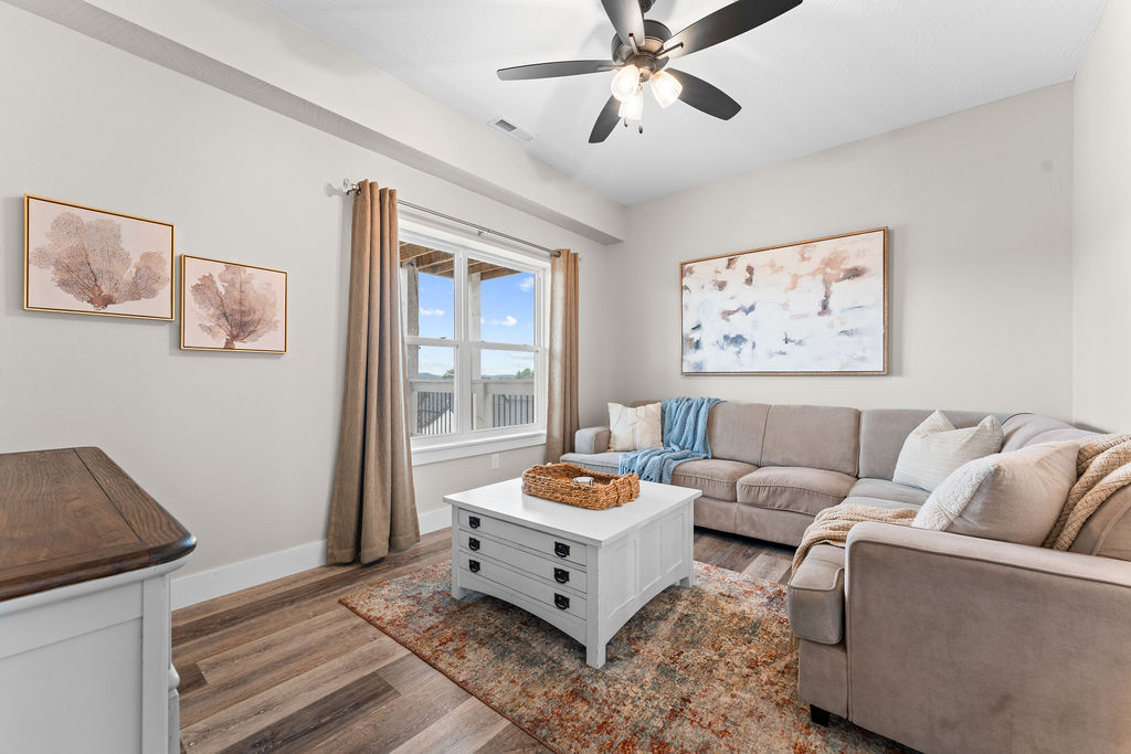 Lower level mini living room!