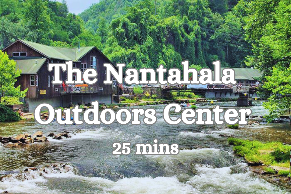 Local Adventure Hub: Discover the thrills of the Nantahala Outdoor Center just minutes away!