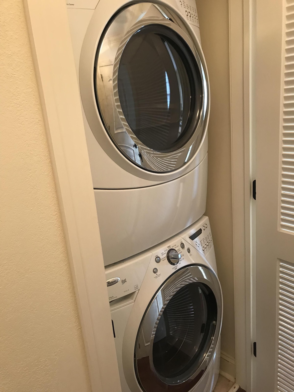 Washer/Dryer set  off of hallway to bedrooms (2nd set in laundry room off garage
