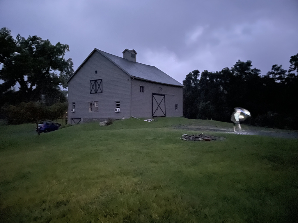Your one bedroom apartment is in a large barn that includes a separate  2 bedroom apartment 