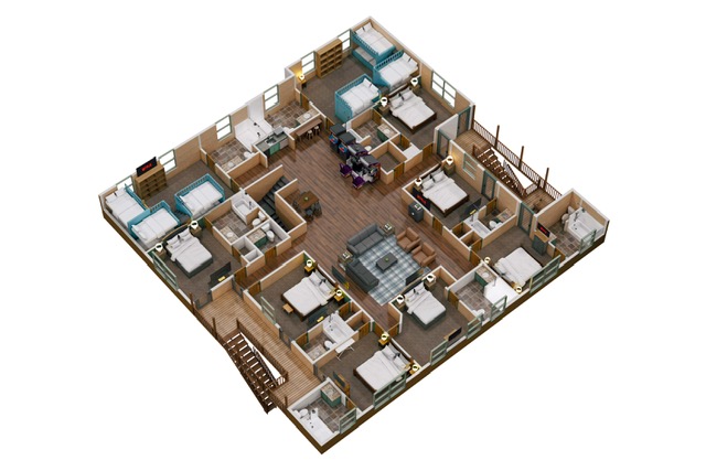 Top floor layout