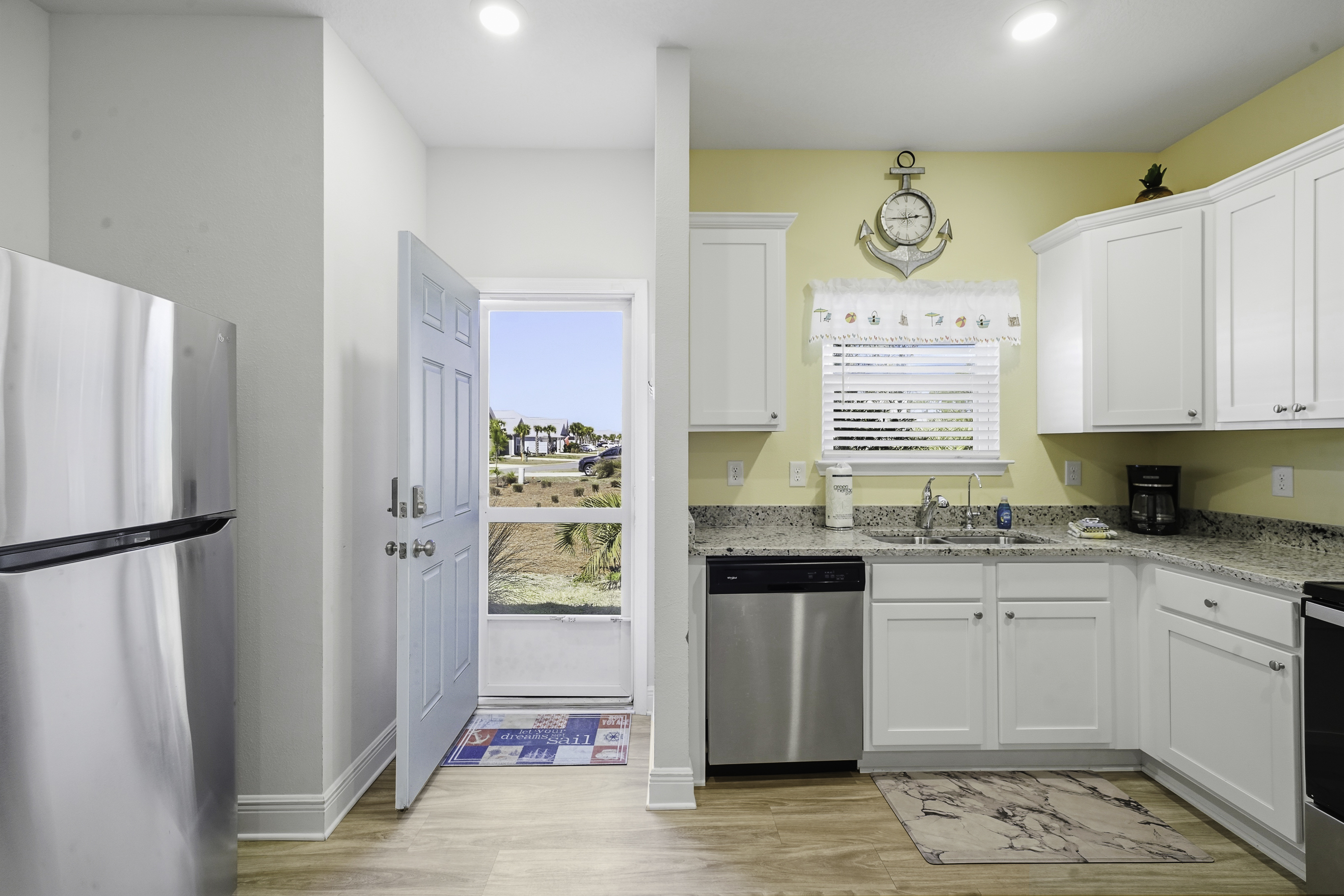 MIL suite kitchen - fully stocked & separate entrance available for MIL bedroom suite

