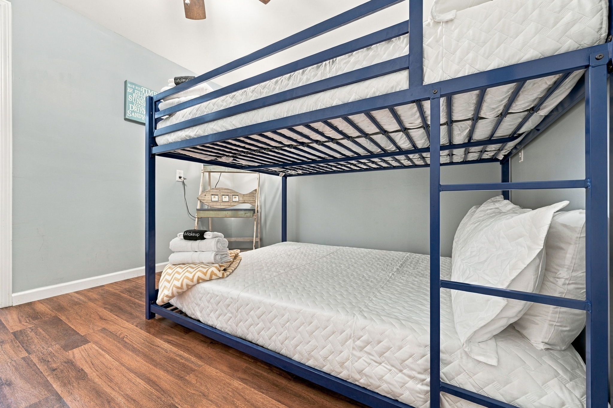 Twin over full bunk room