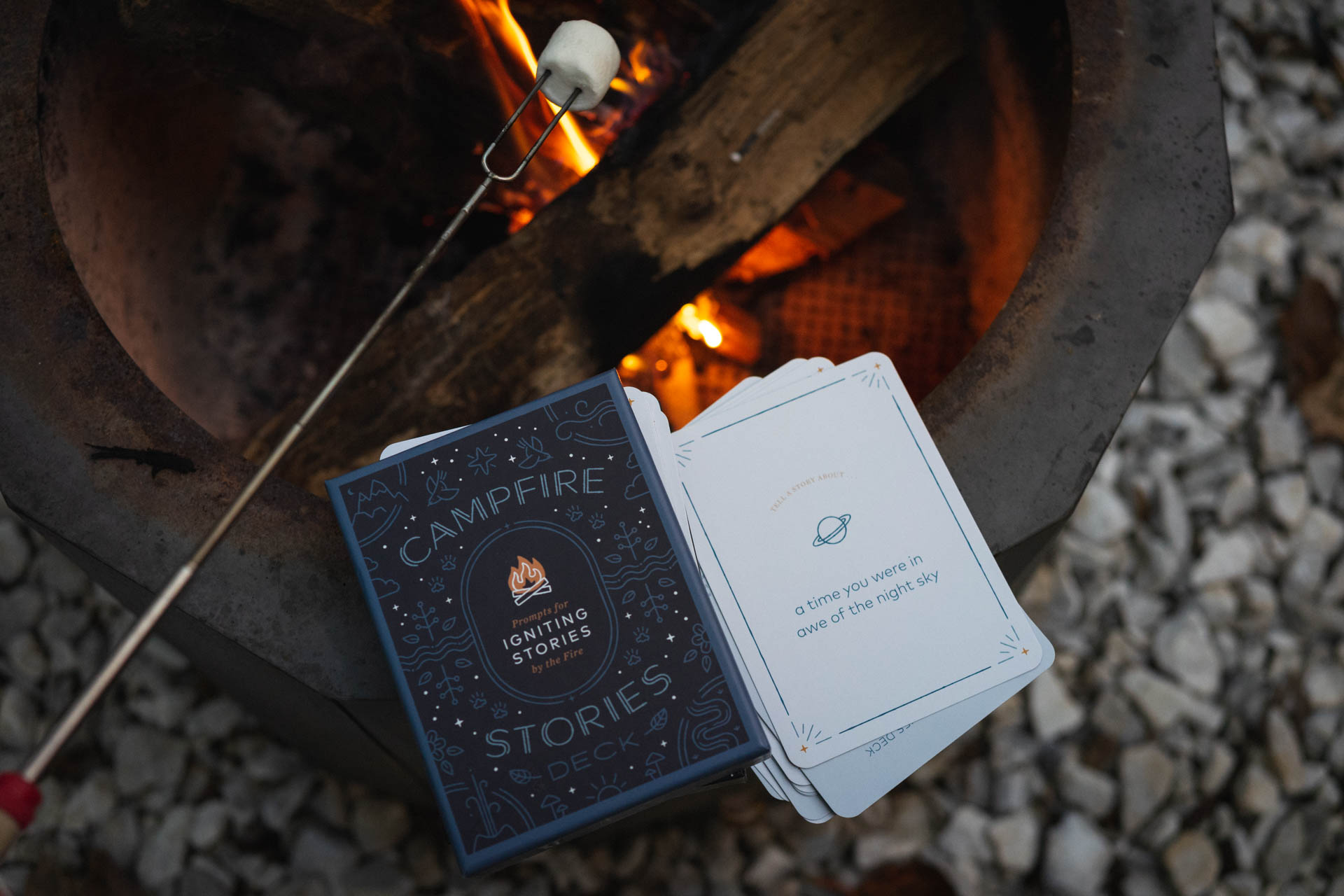 Hang out in the smokeless fire pit area