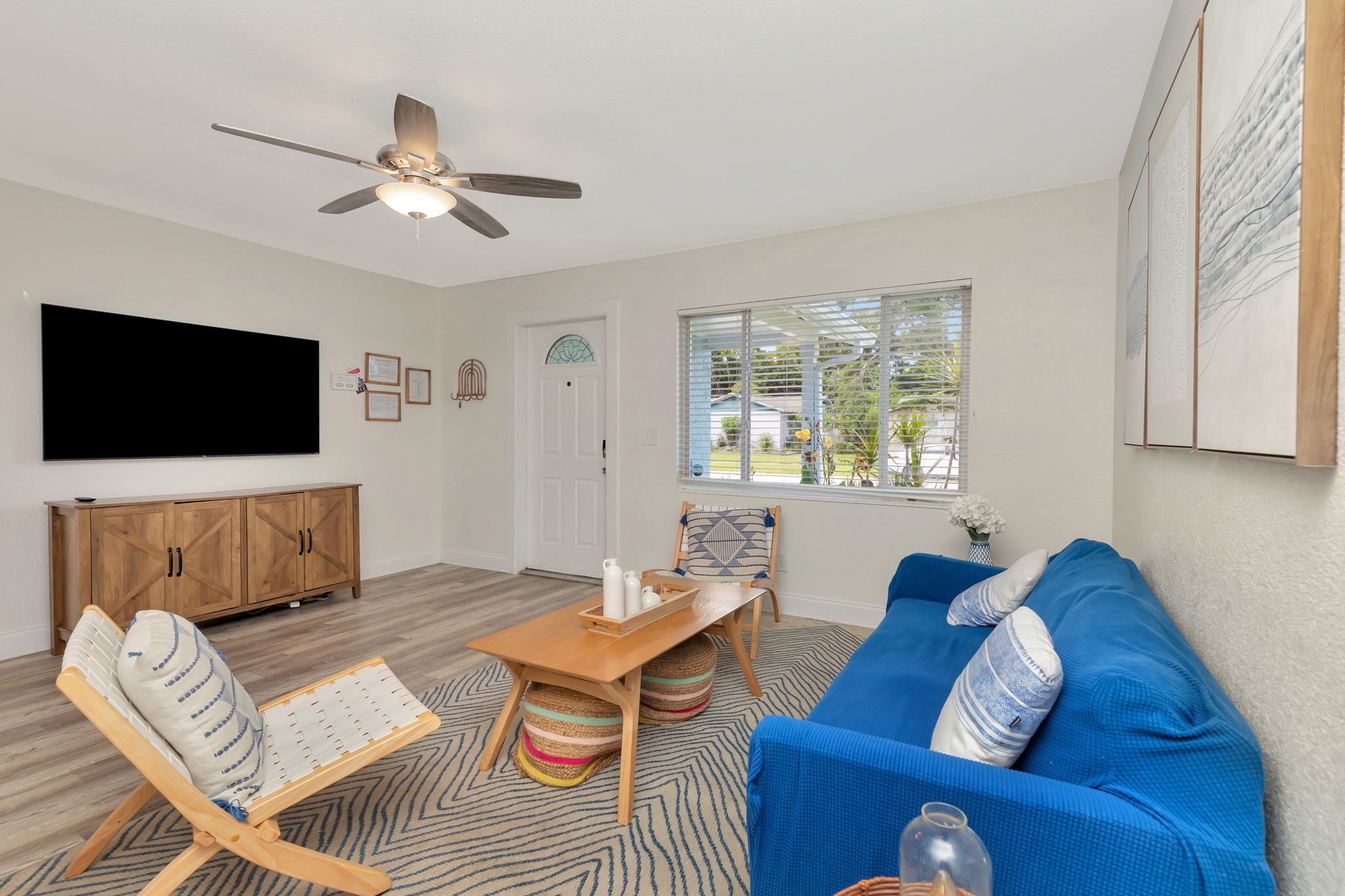 Living Room with Smart TV