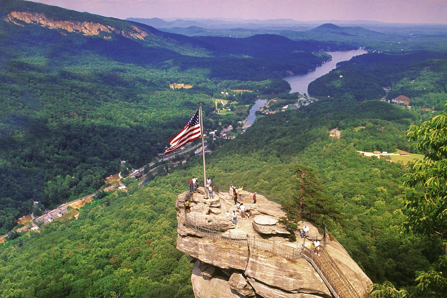 Not to be missed- Chimney Rock National Park, minutes away.