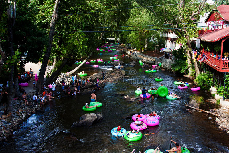 Enjoy Tubing in Downtown Helen