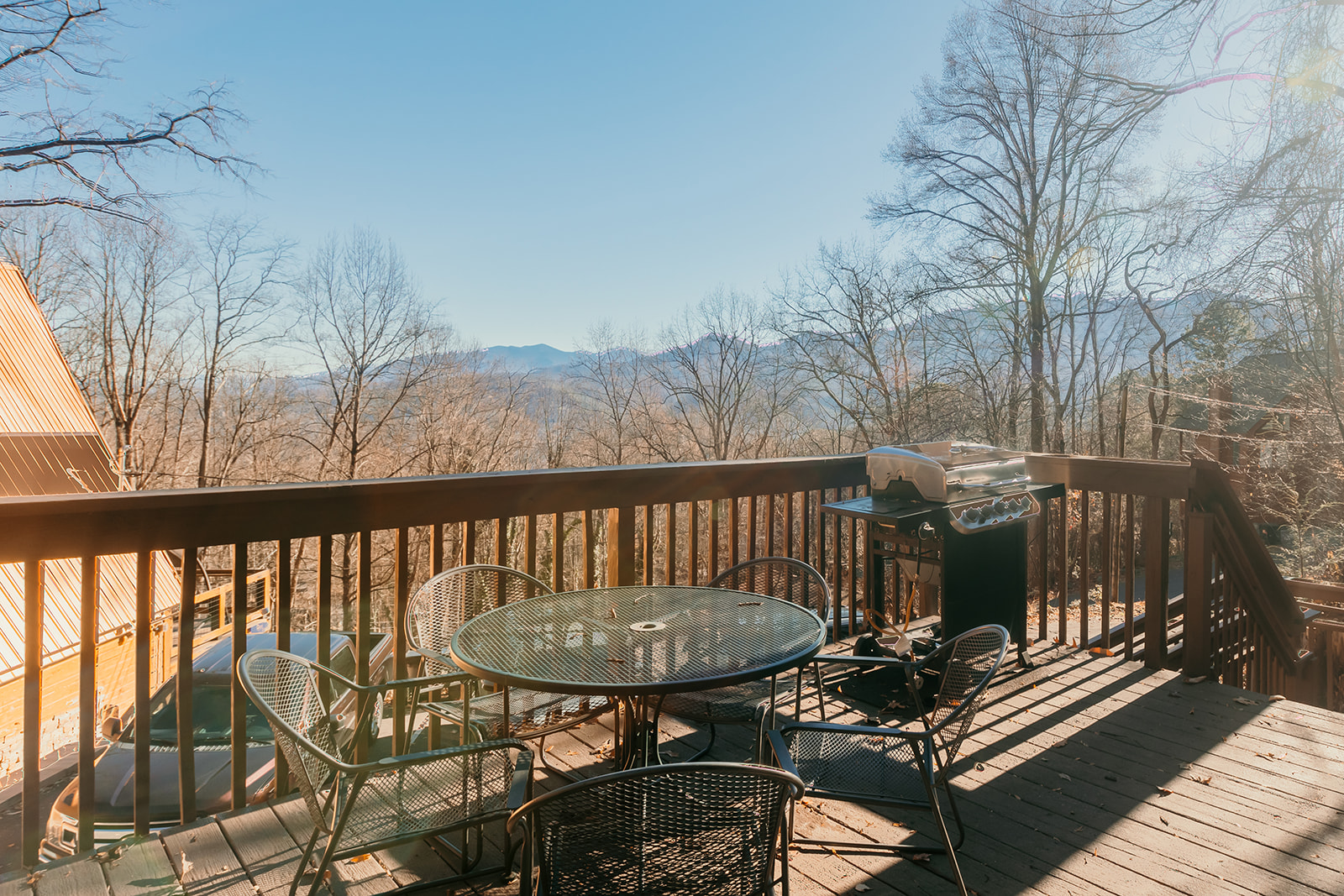 Fall and winter = grilling with a view!