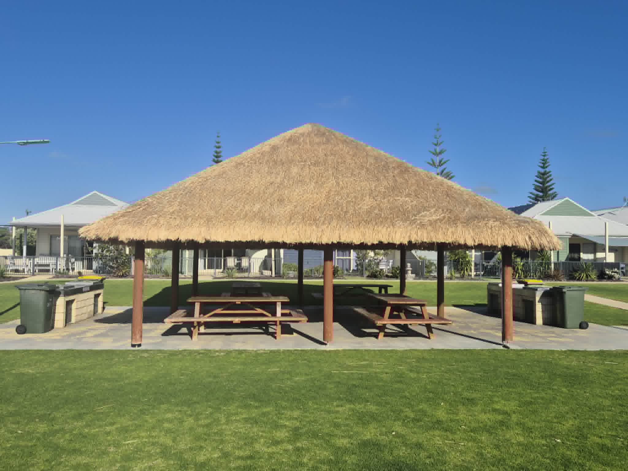 Large Gazebo and shared BBQ's for larger gatherings, near the swimming pool area is a bonus!