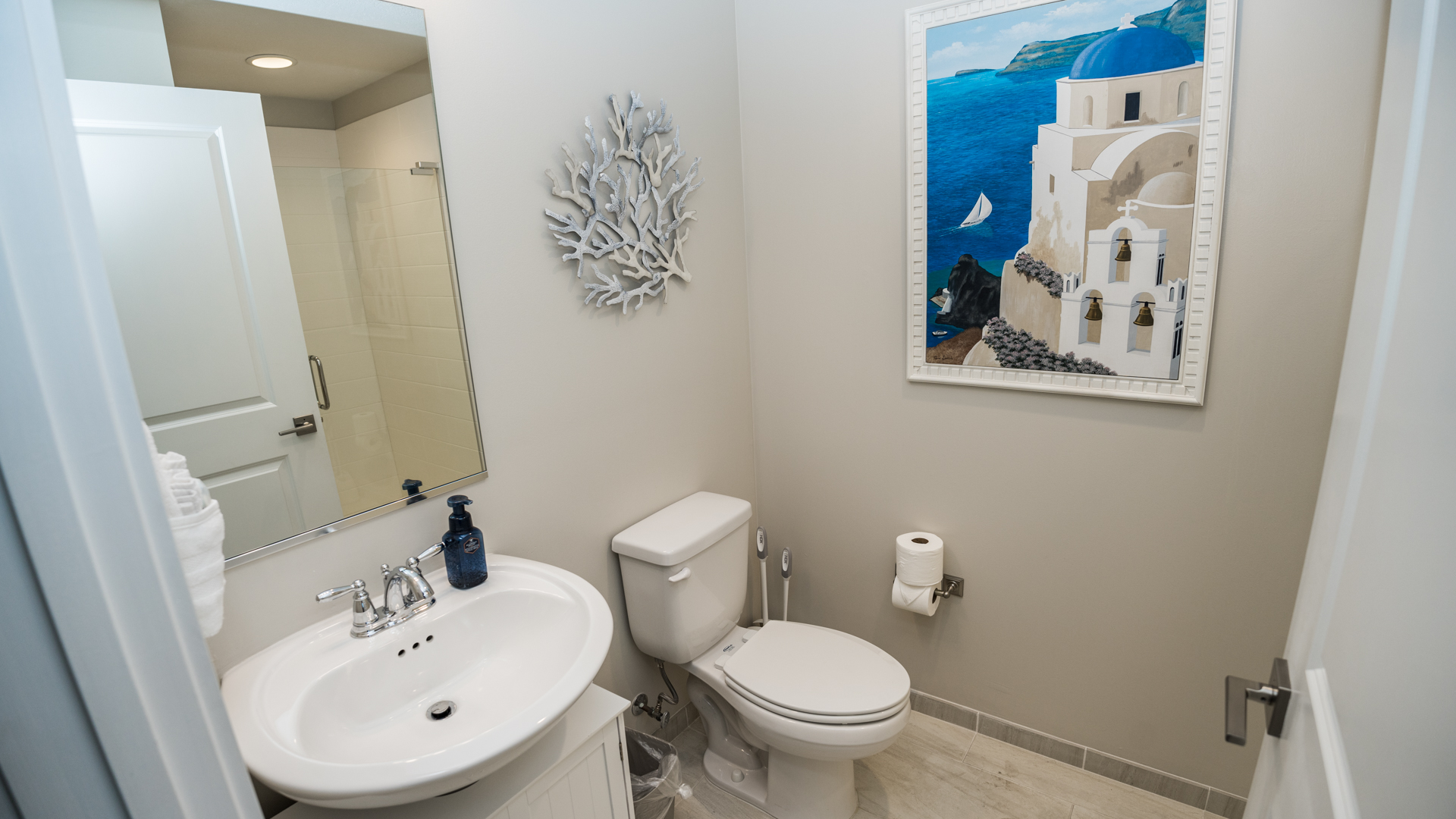 SECOND FULL BATH AT CONDO ENTRANCE