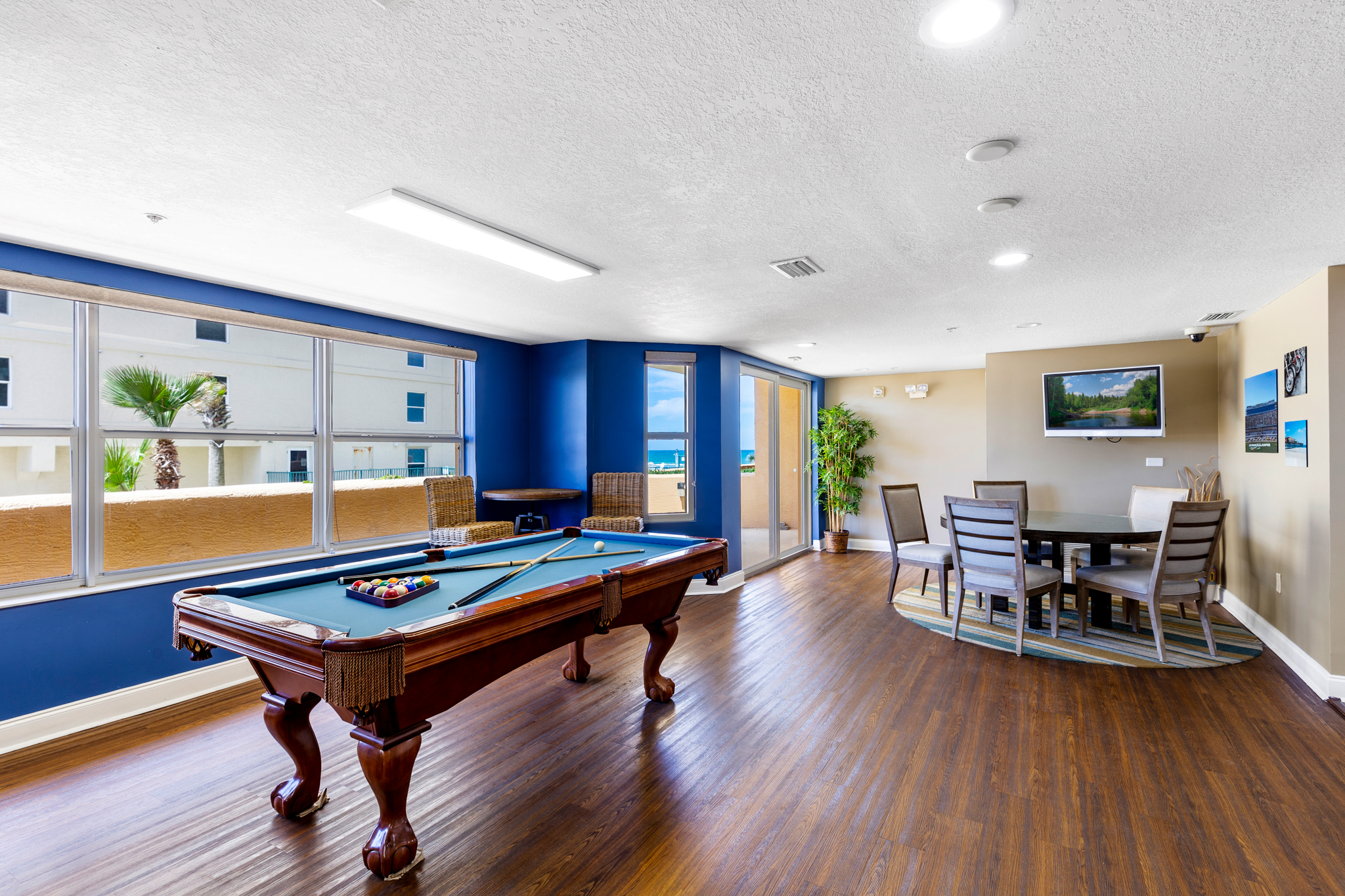 Billiards Game Room Inside Club House