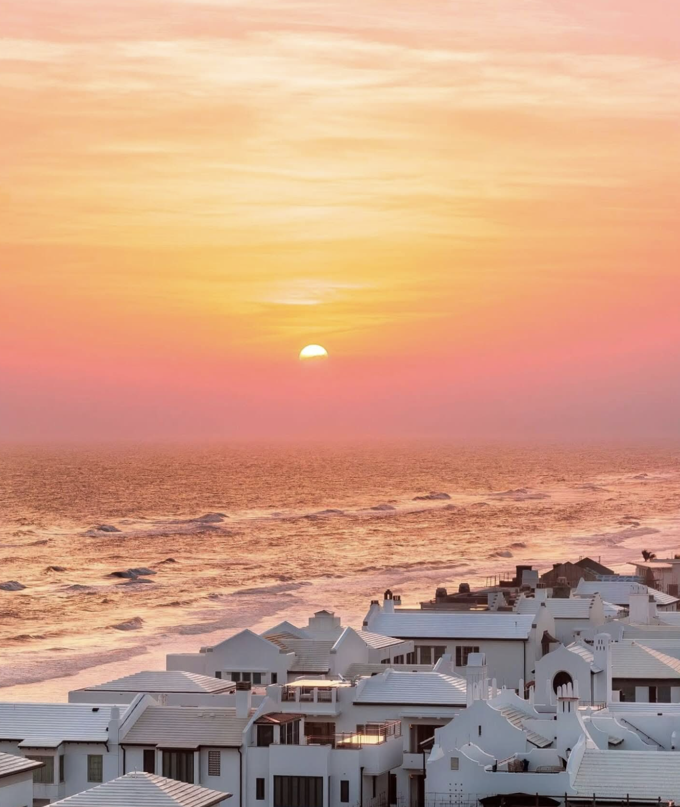 Beautiful sunset in Alys Beach...