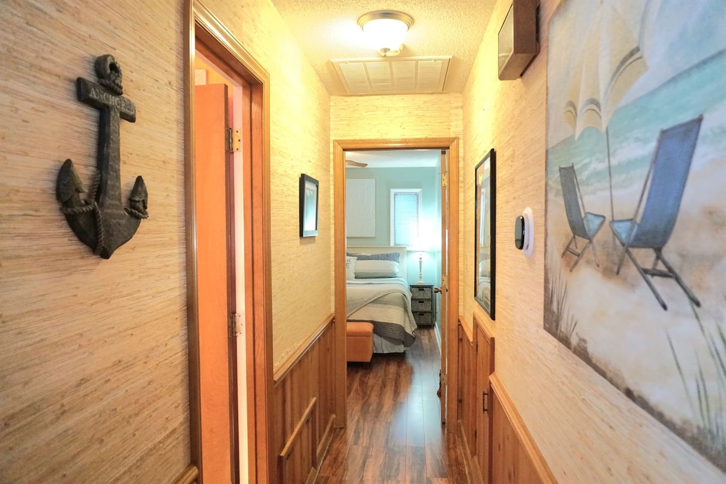 Hallway to Main Bathroom & Bedroom 1