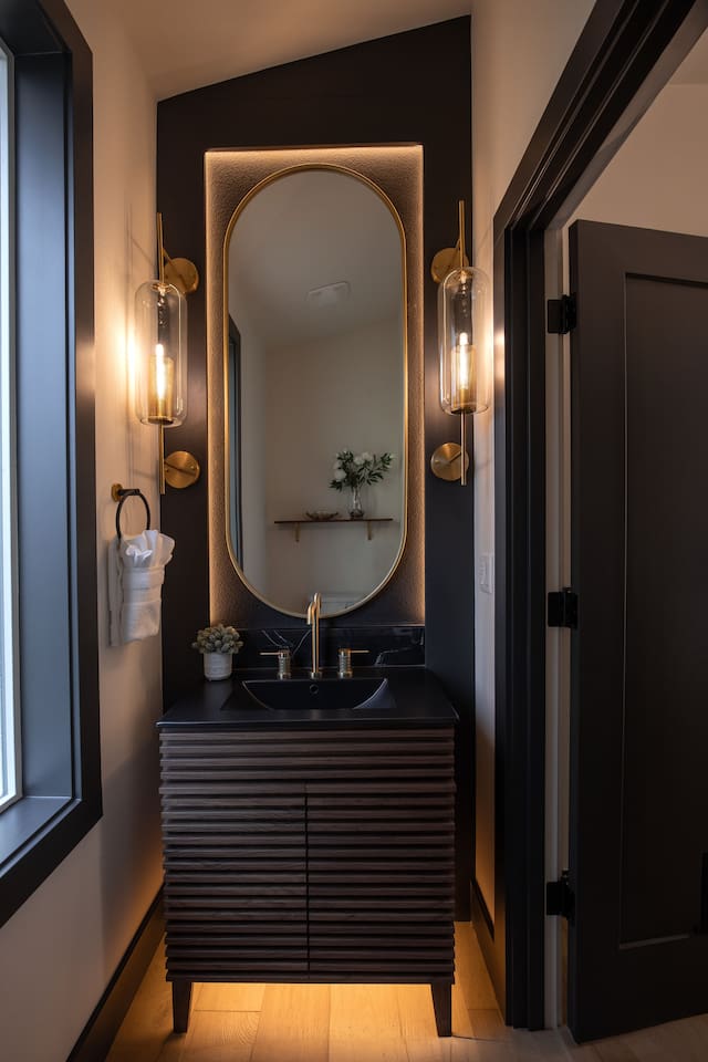 This is the half bathroom on the main floor.