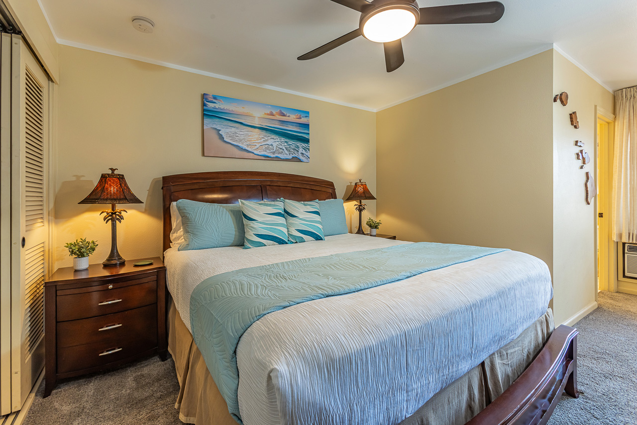 Loft suite with plush Cal King Bed