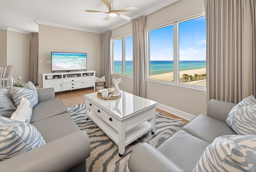 Beachfront comfort with a view