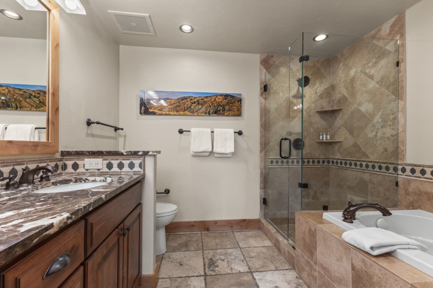 Ensuite Bathroom 1 with Heated Floors