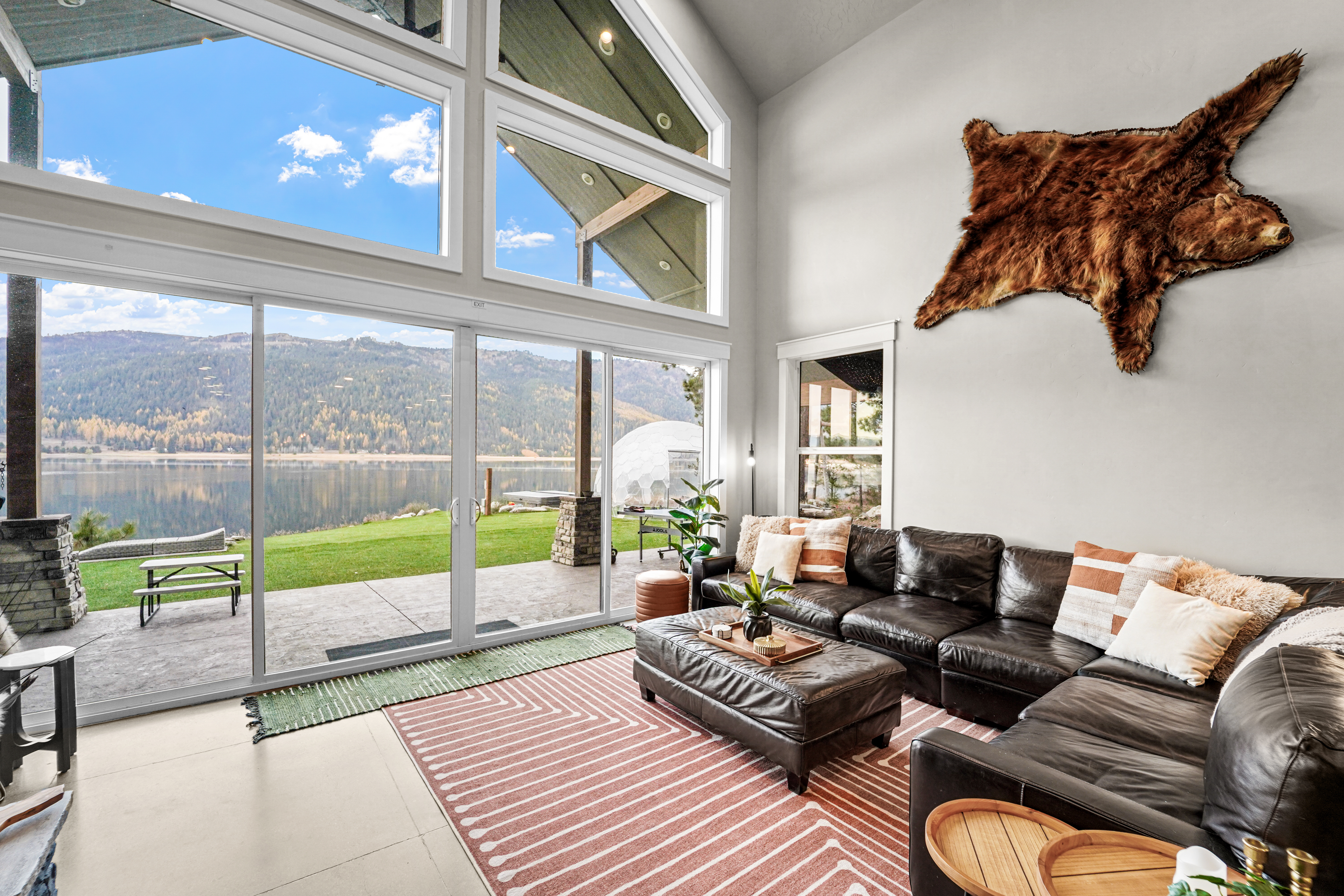 New Lakefront Modern Chalet With Panoramic Views — Donnelly, ID — vacation rental