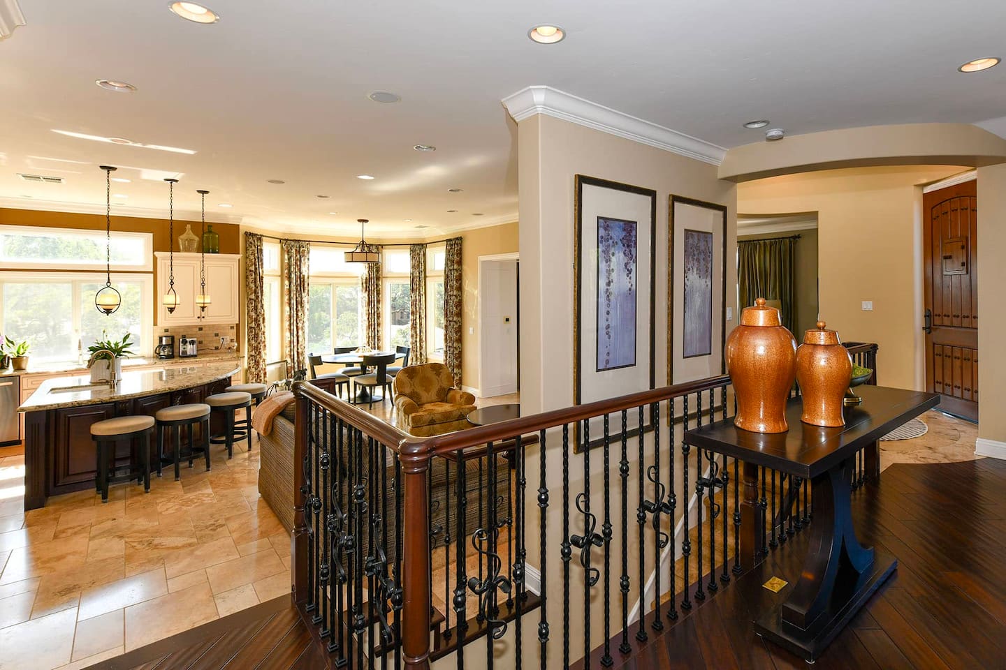 Entryway into the kitchen