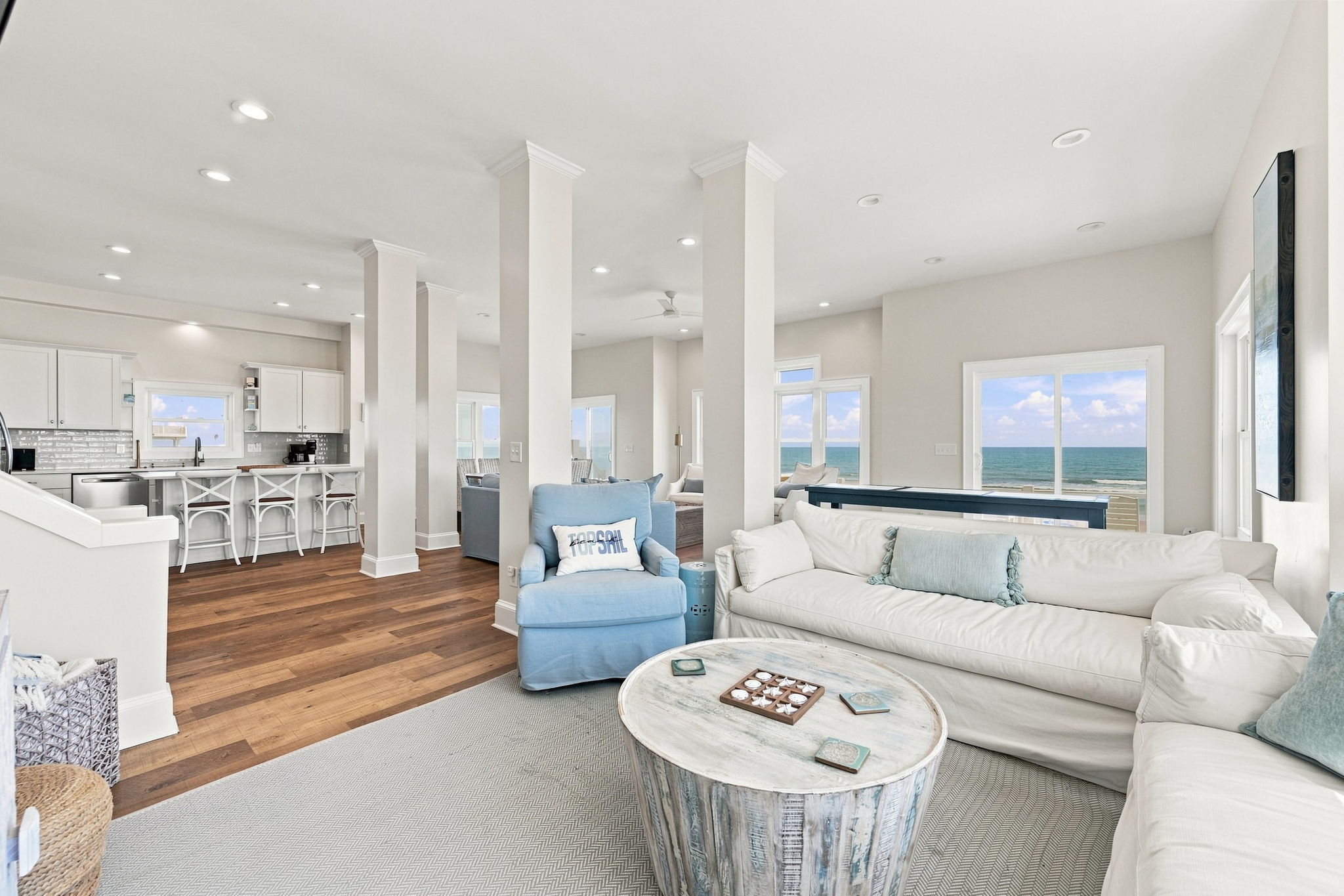 Take in the ocean views while enjoying movie nights, family conversations, and quiet moments together.