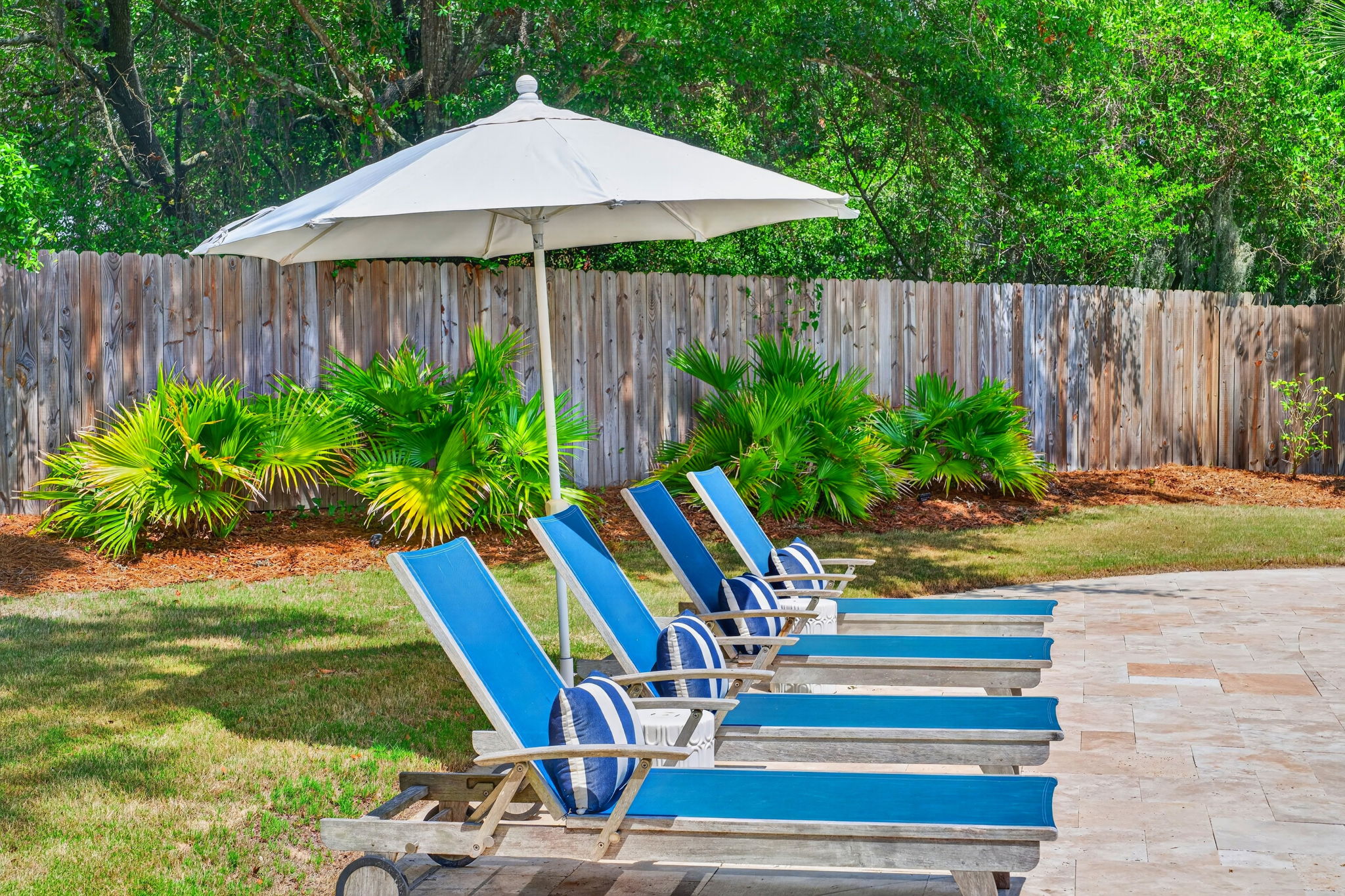 Pool Loungers | Driftwood Dreams | 105 Forest Trail | Isle of Palms, SC | IOP Escapes