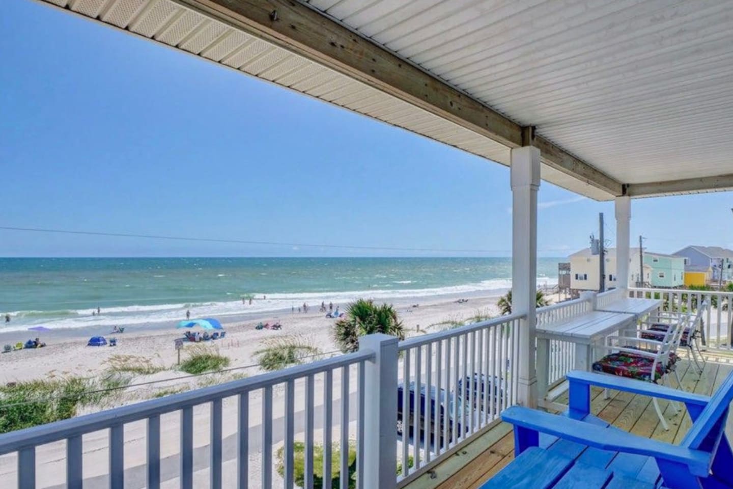 3rd floor balcony looking south. 