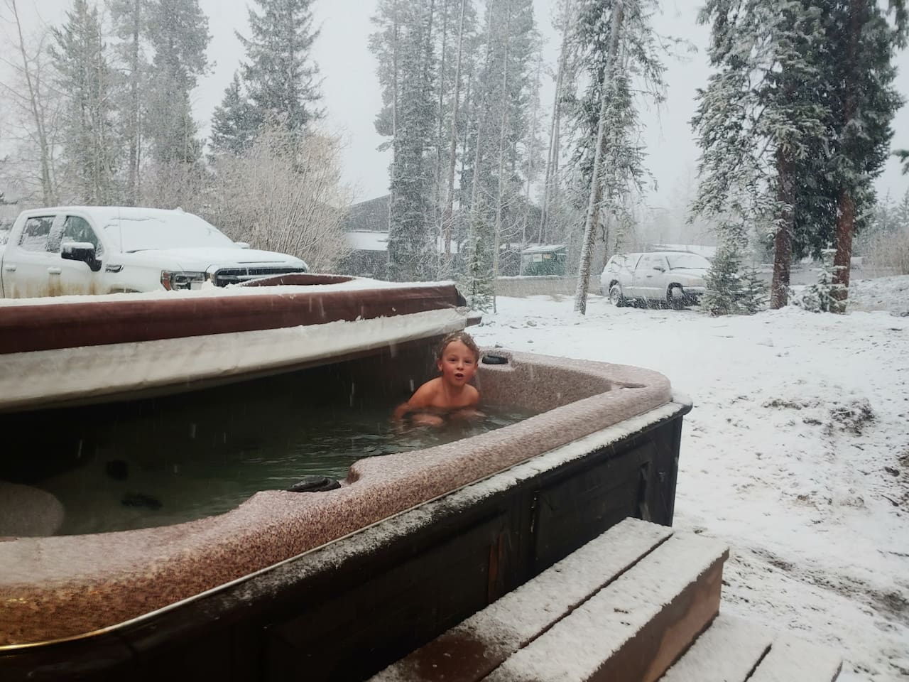 7 or 8 person hot tub. 