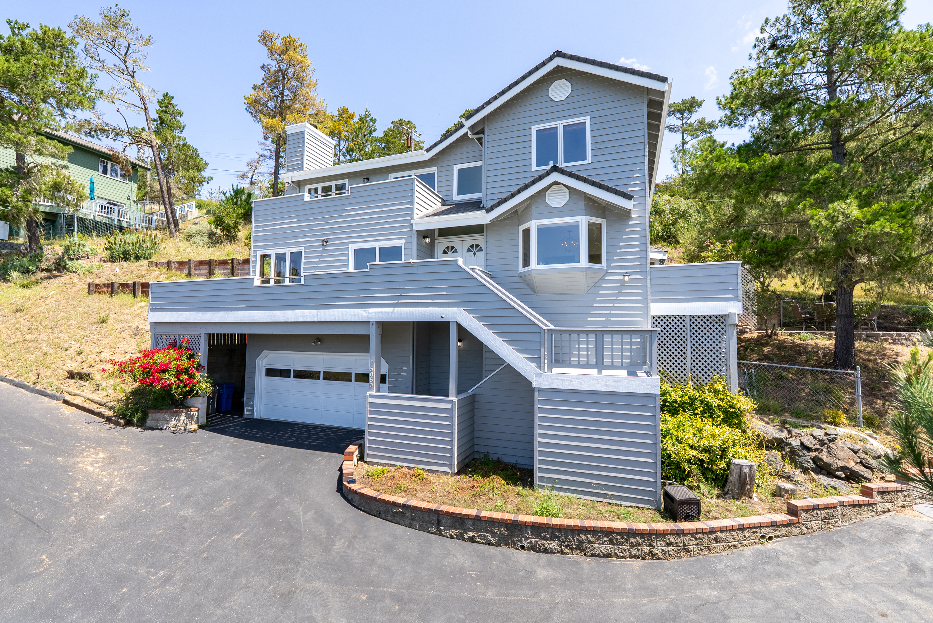Updated split-level home with entry-level garage access.