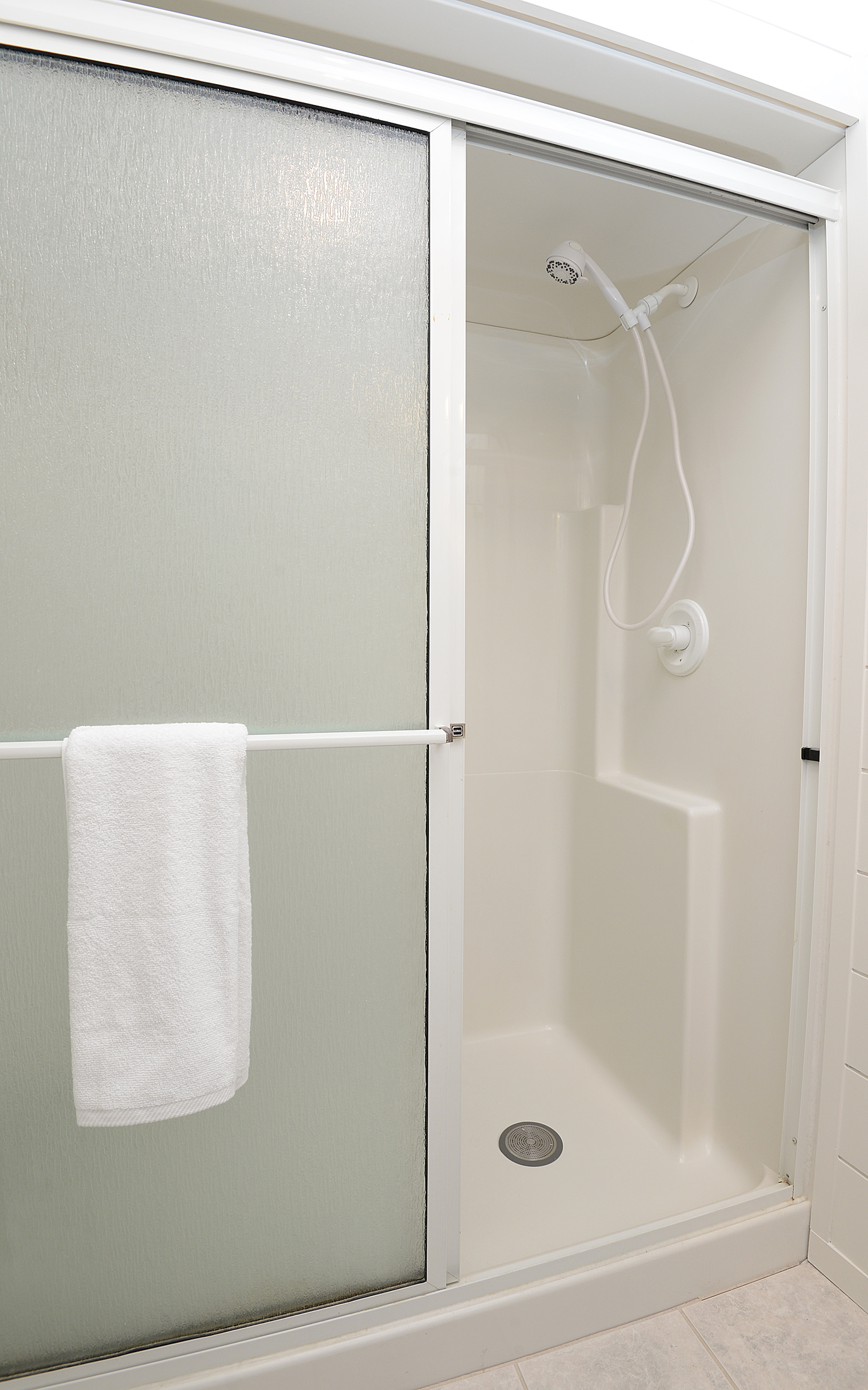 Shower in master bath