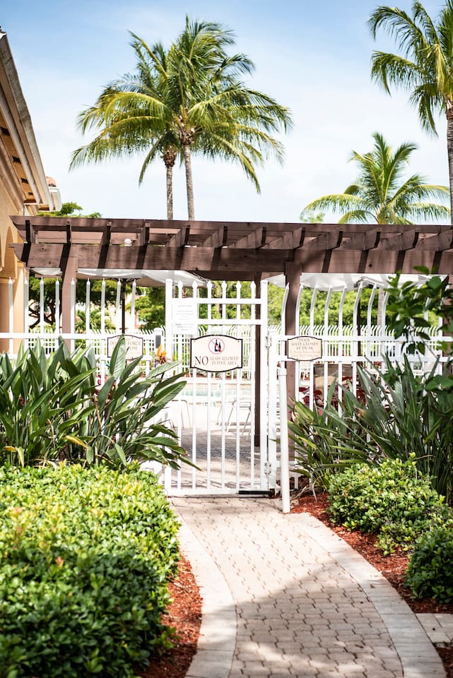 Entrance to the Pool