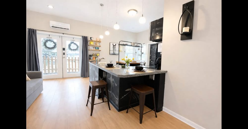 Eat-In kitchen and breakfast bar