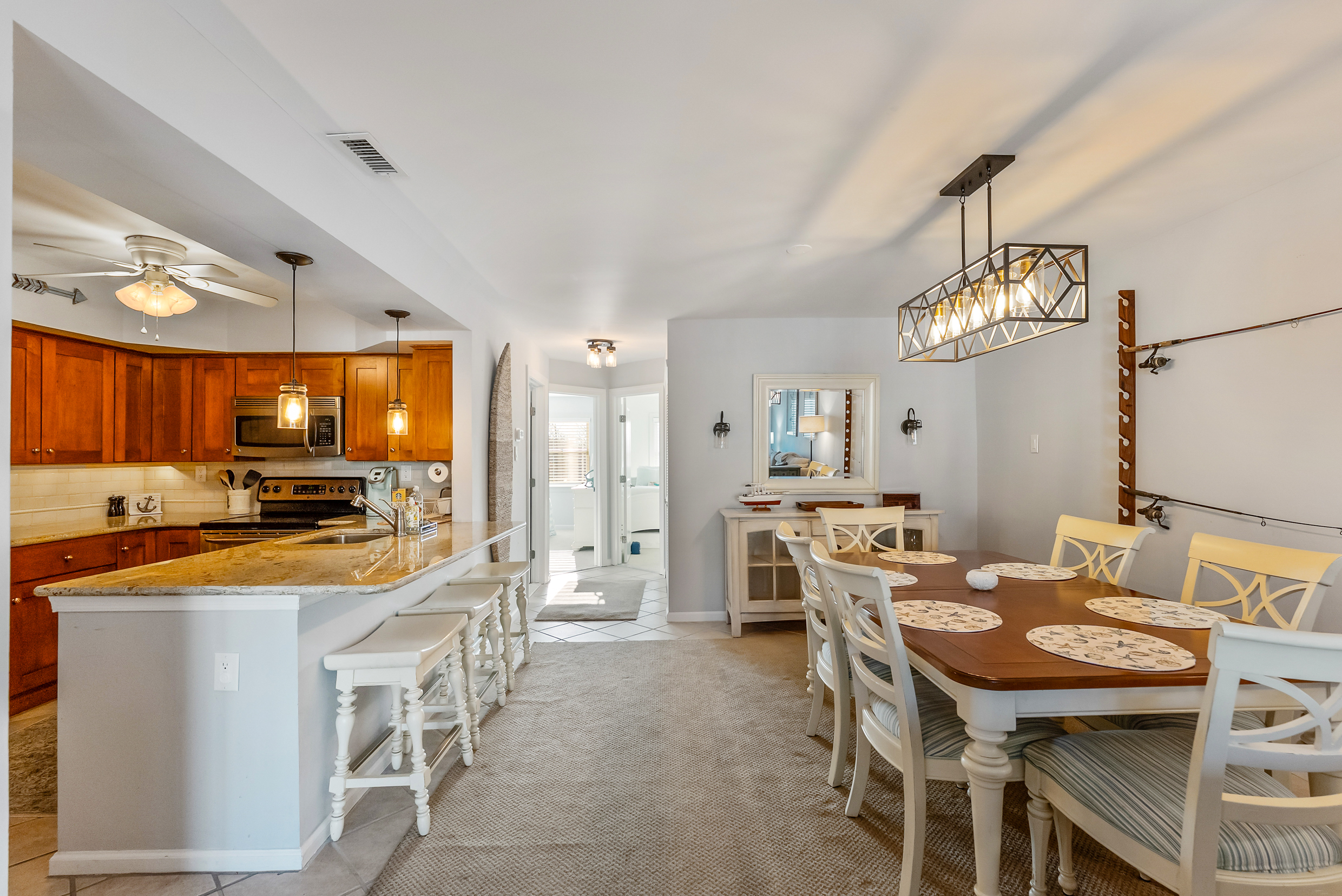 Dining Area with Kitchen View