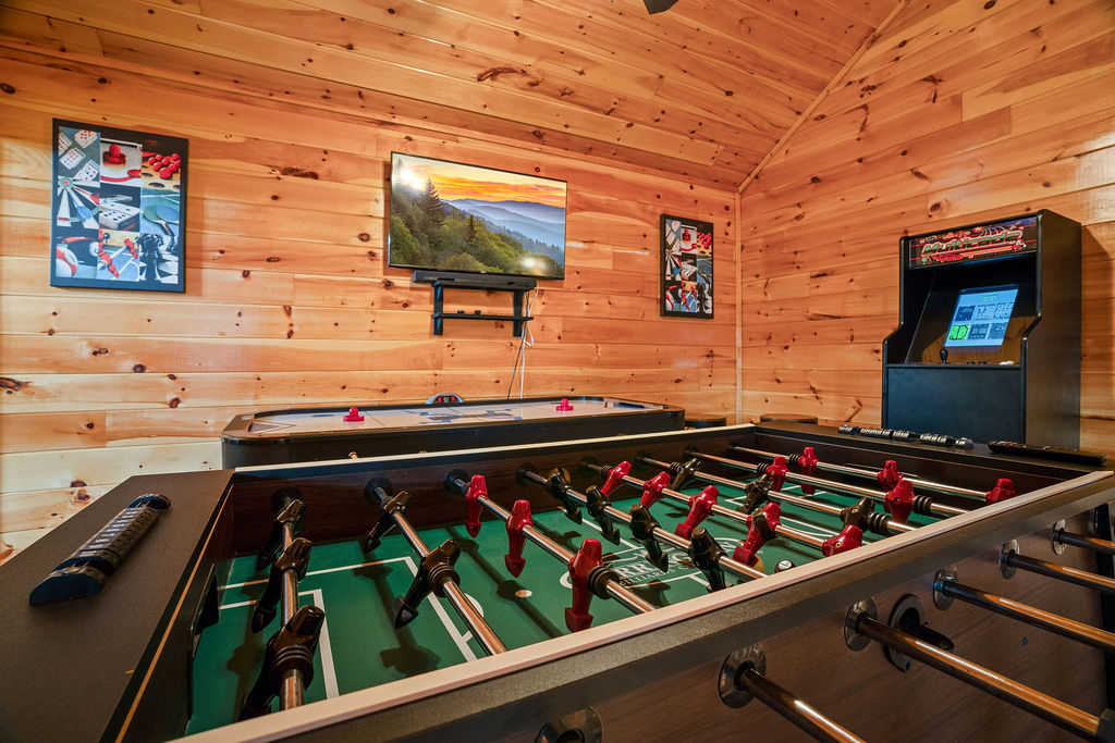 Foos ball in the Game Room
