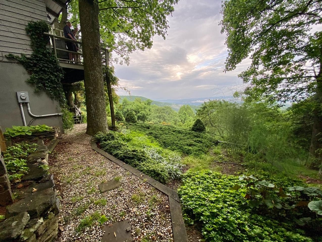 Summertime Garden Path