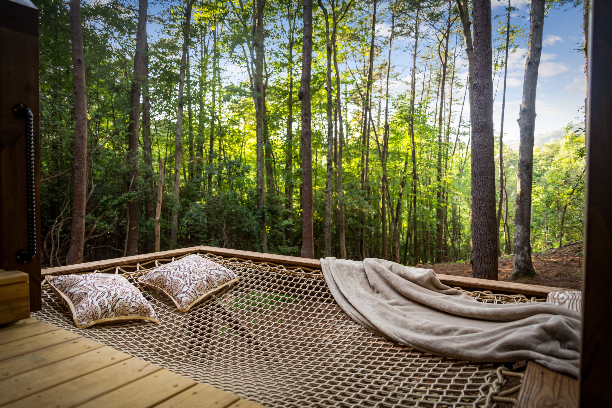 Stargazing hammock
