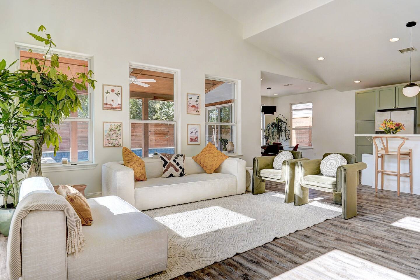 Nap-worthy sofas and windows that fill the space with natural light.