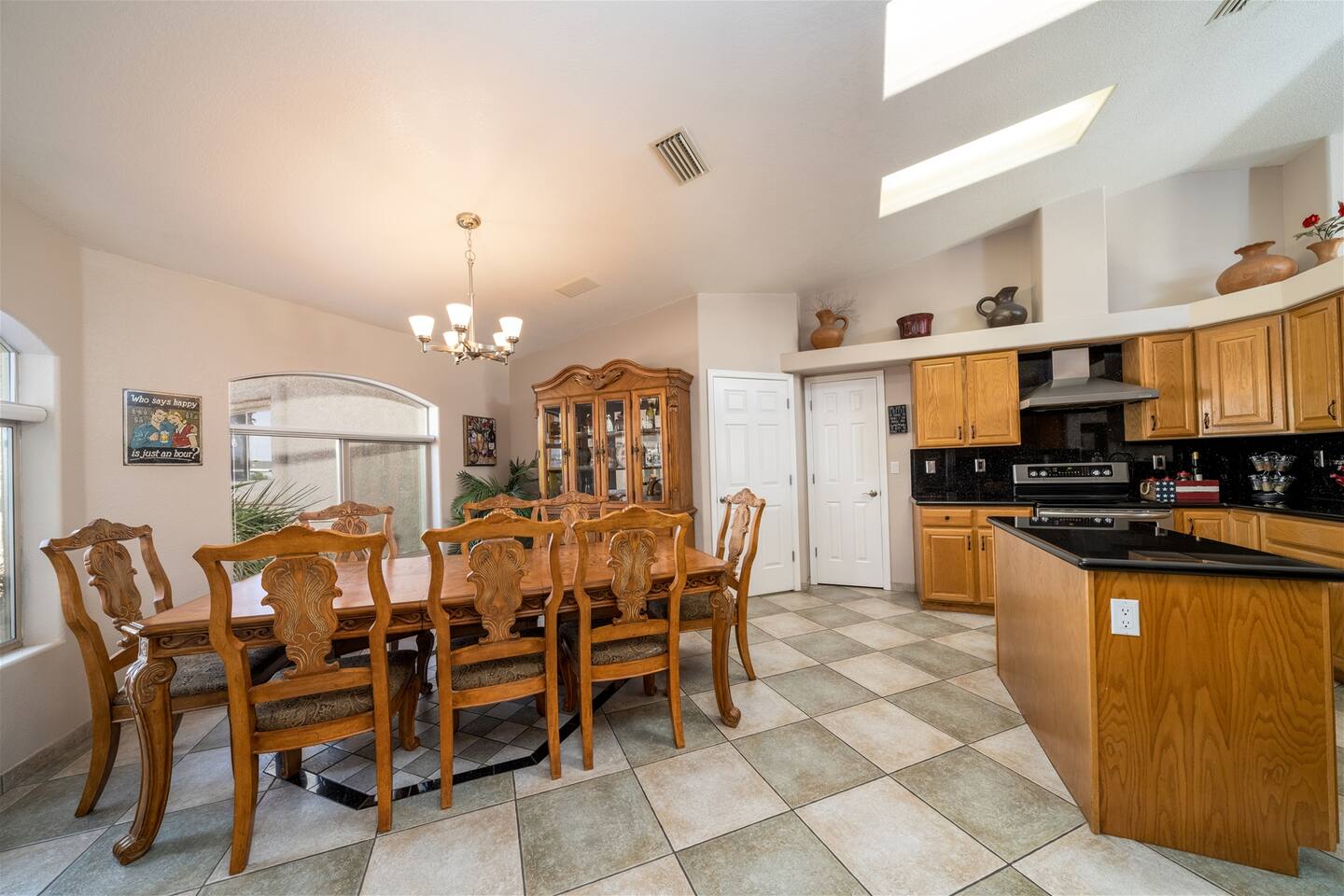 Dining Area and Kitchen