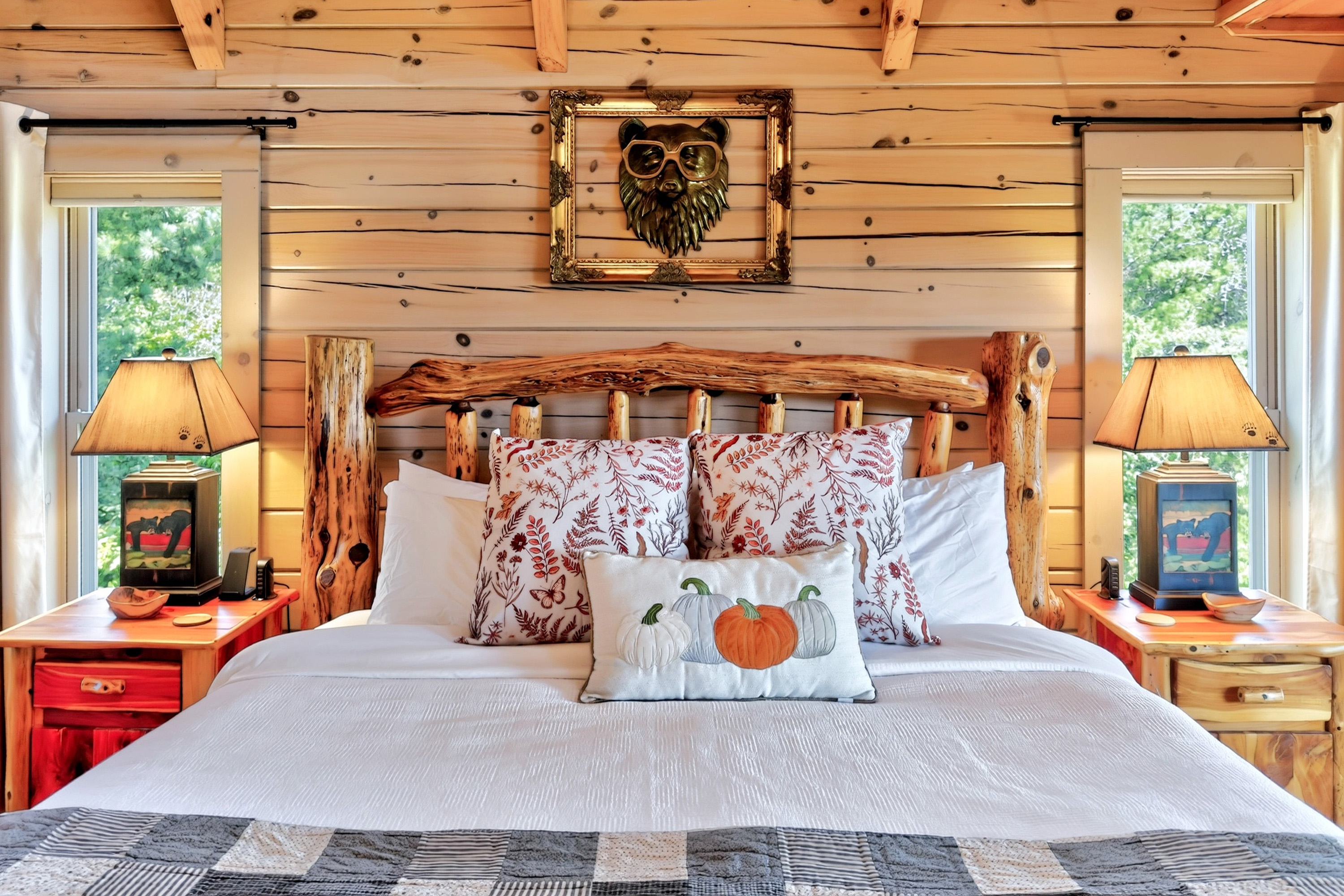 Main level master bedroom