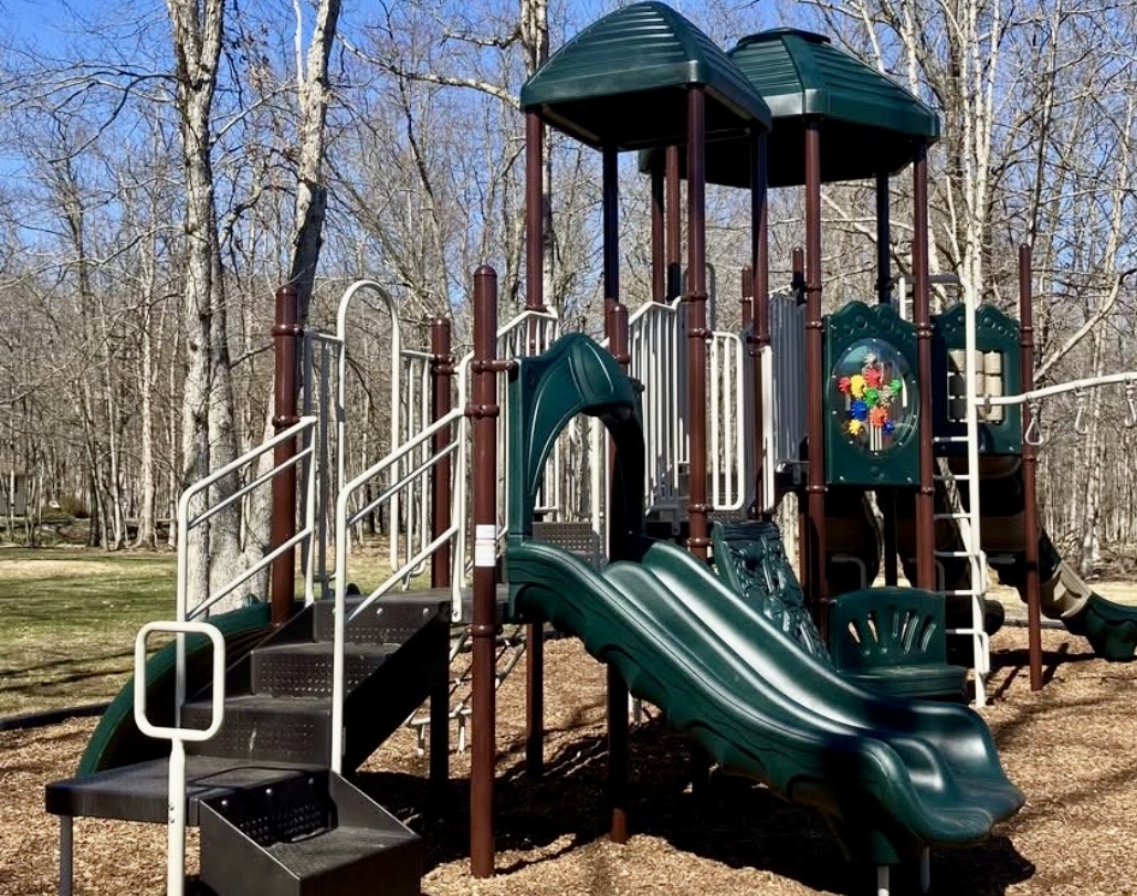 New playground by Twin lake