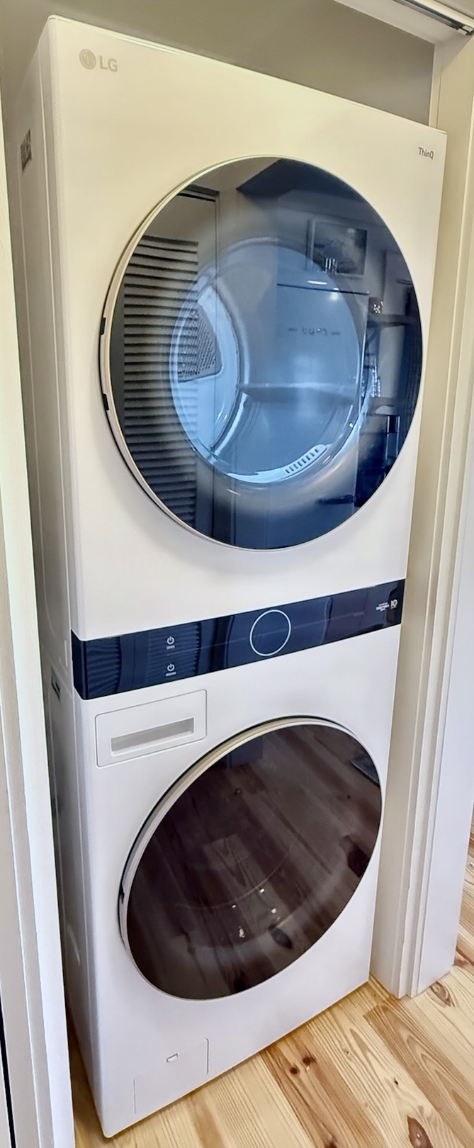 In-unit washer and dryer for convenient, full-size laundry during your stay.