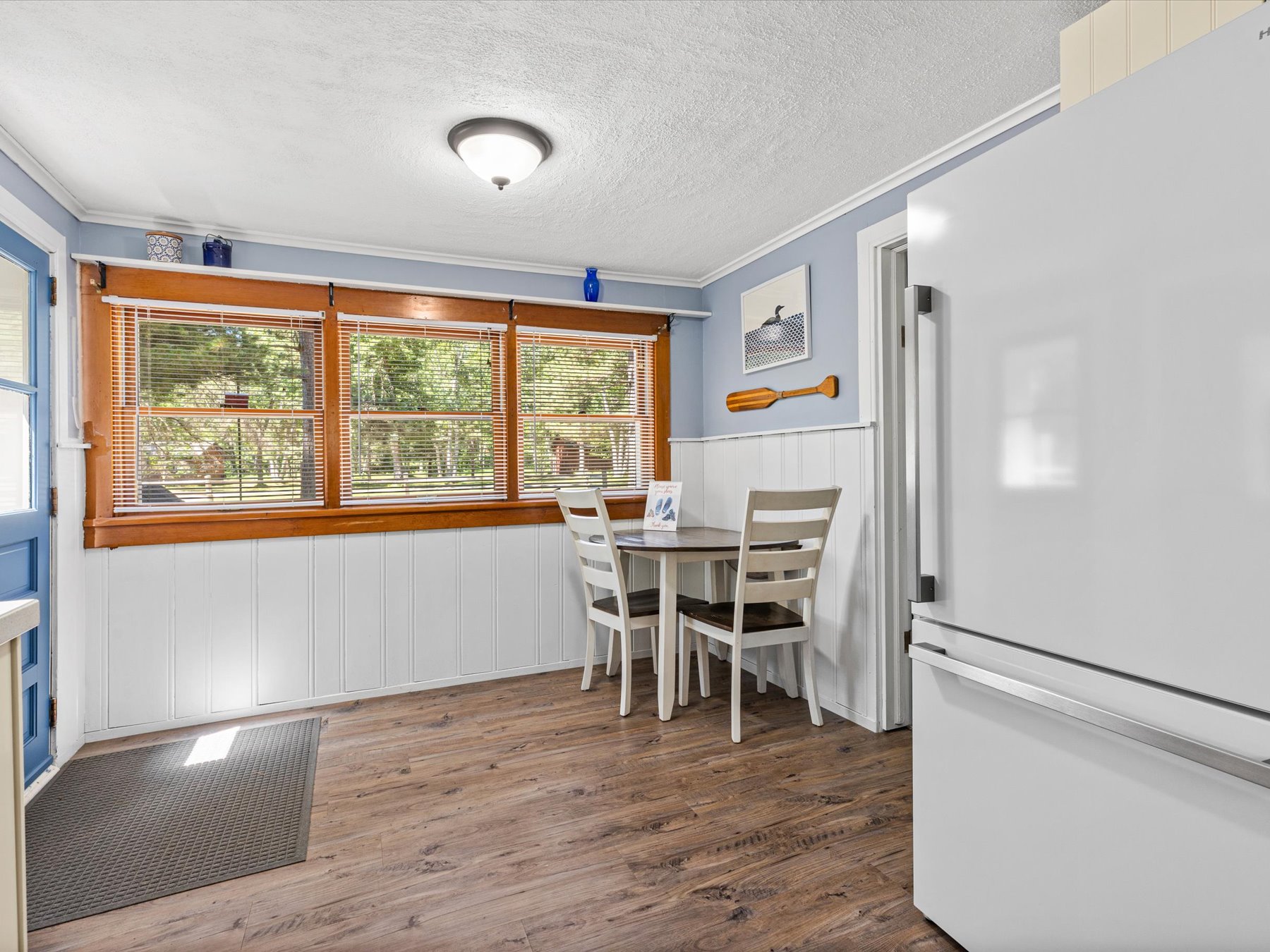 Small table next to kitchen