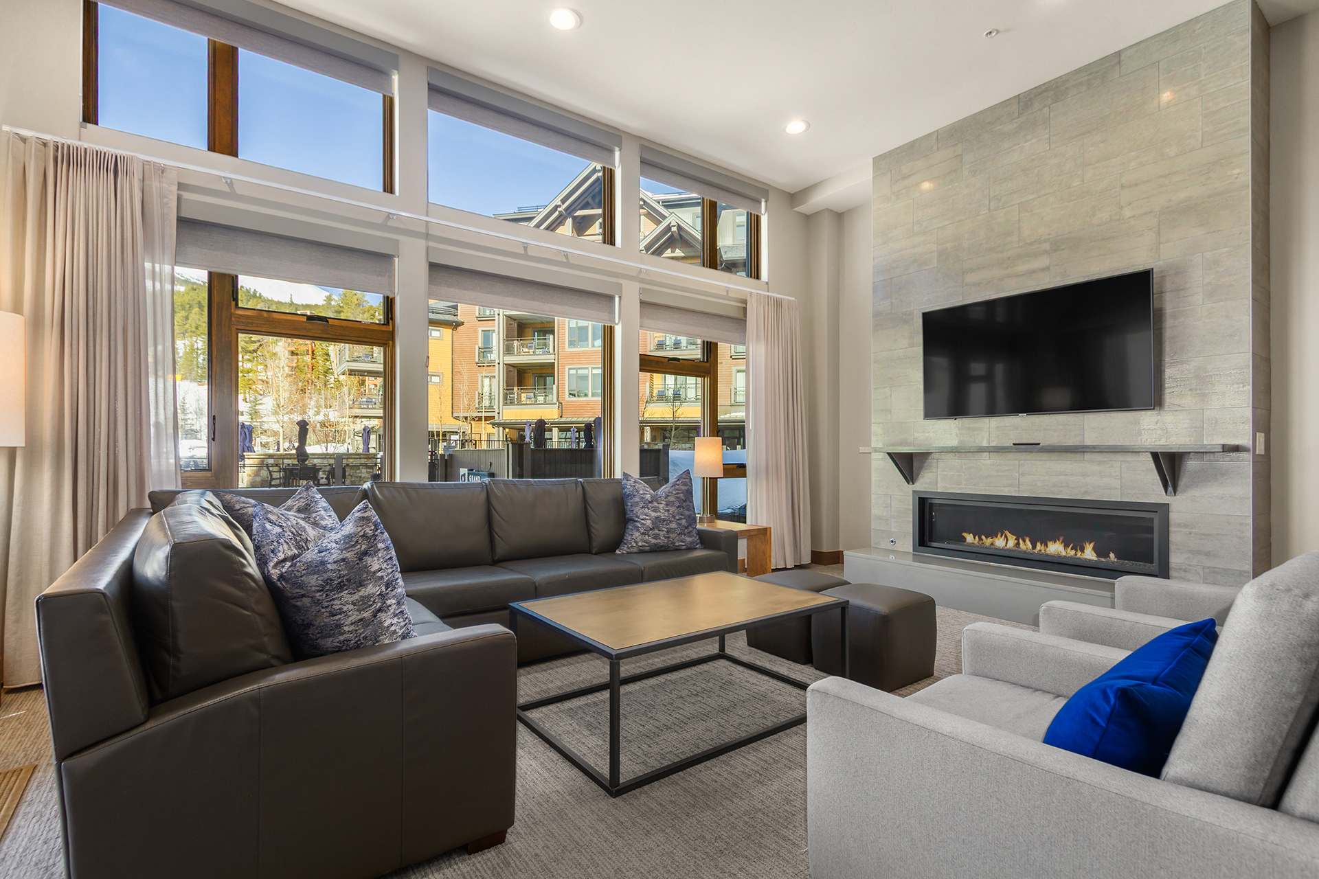 Living room with sleeper sofa