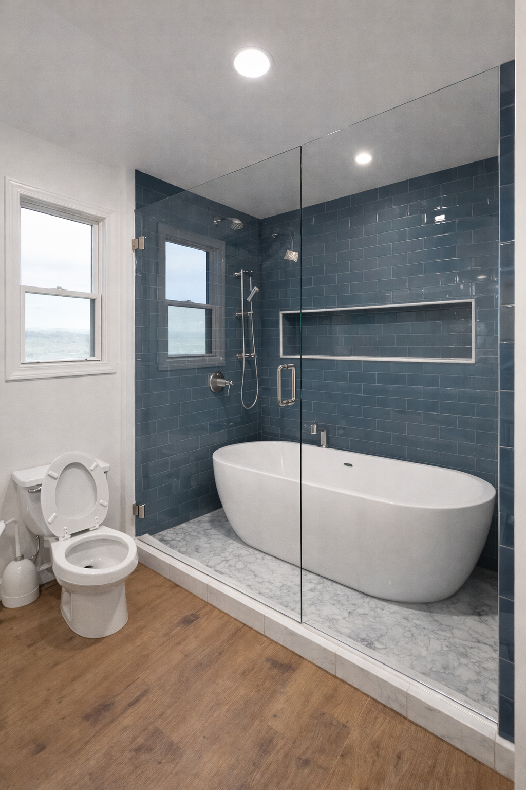 Home under renovations. AI generated image to give a visual representation of the new look. Actual results may vary.