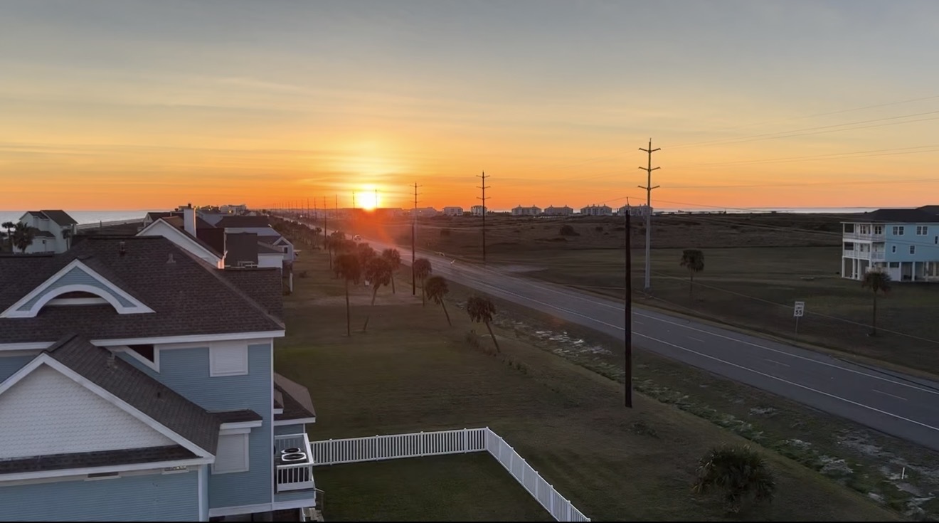 And, this is Sunset from the Look Out Tower! 