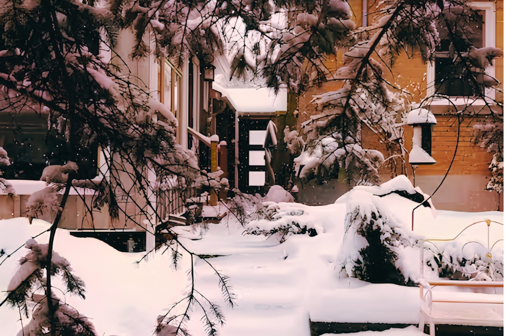 Winter At the Peterborough ZEN Retrerat. 