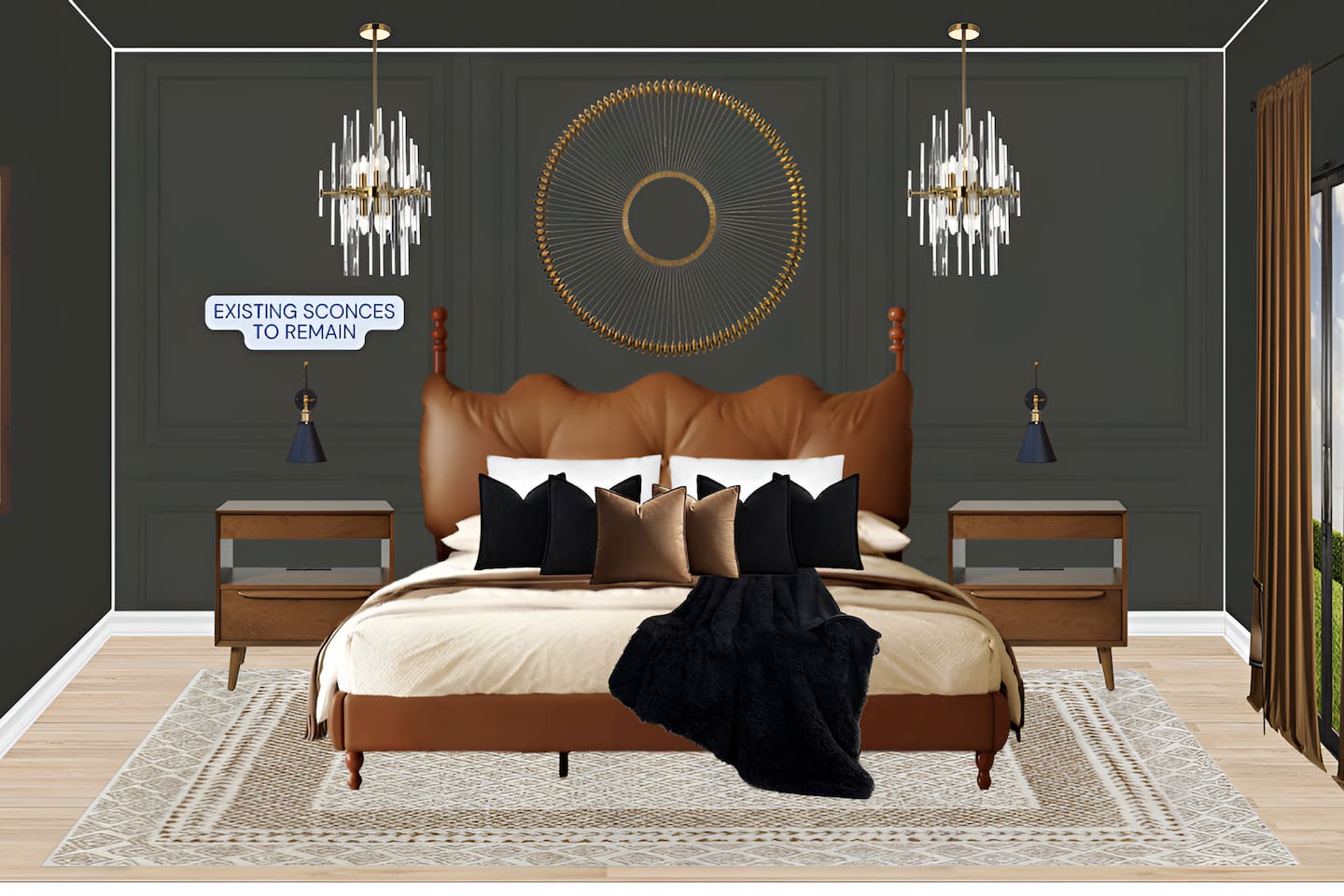 Where the night finally rests.A mood board preview of the primary suite at Summit House, opening March 2026.