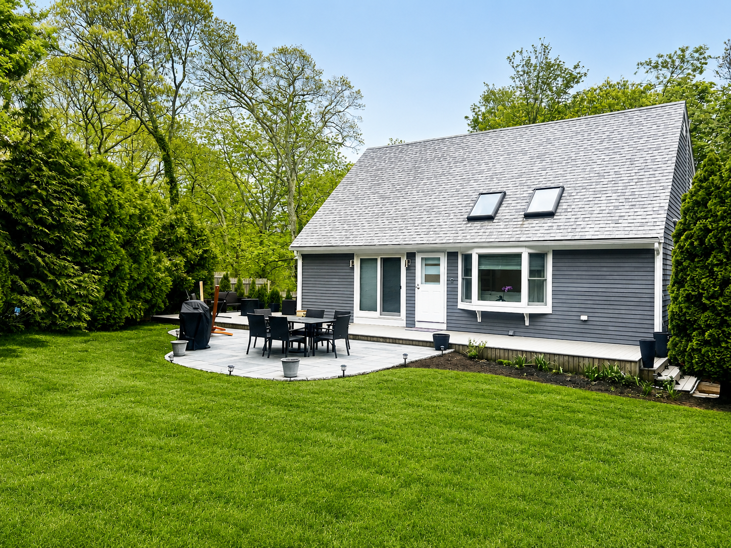 Patio side of House