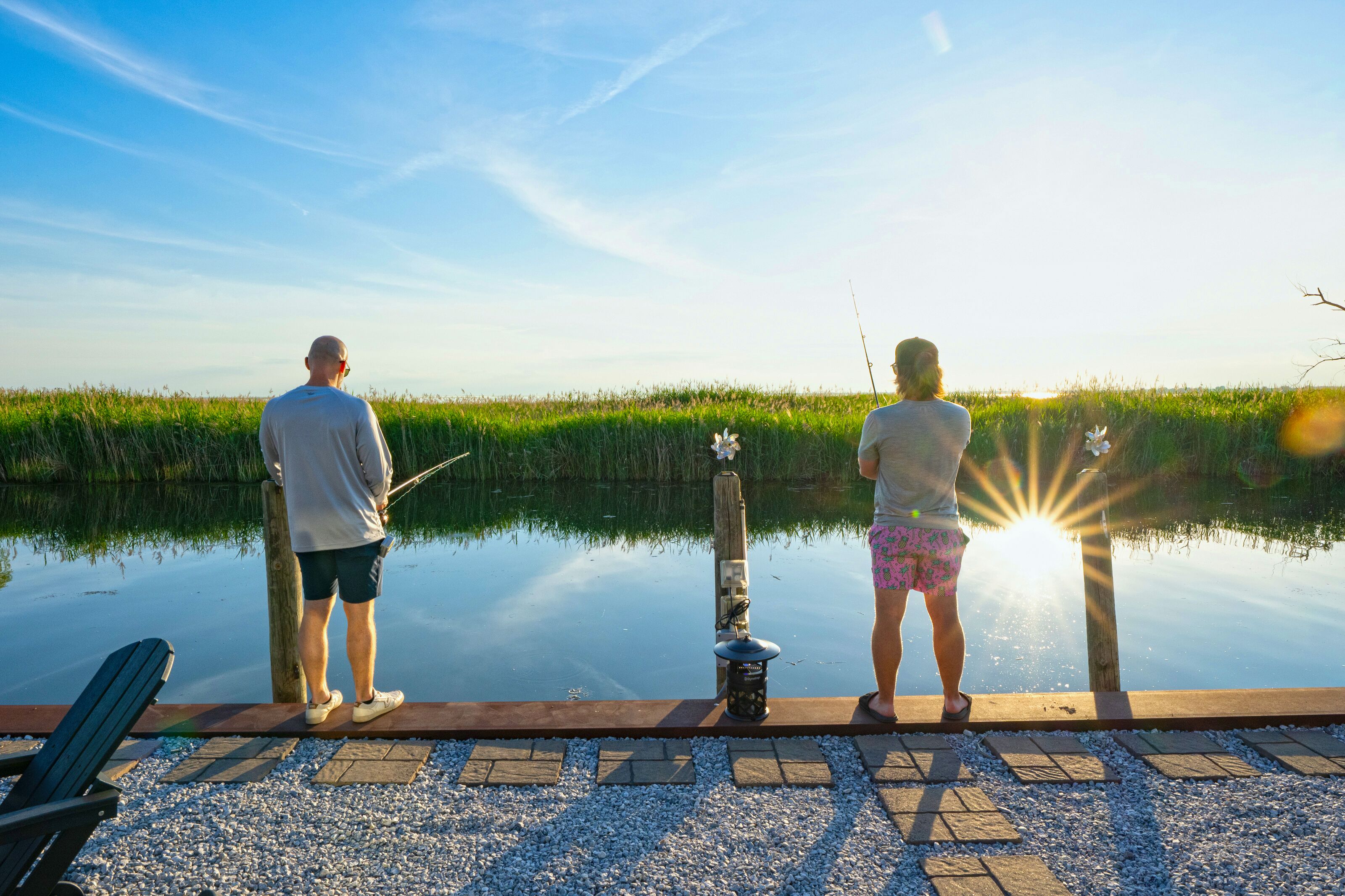 Cast a line right from your backyard and enjoy peaceful mornings on the canal. Whether you're an experienced angler or simply trying your luck, waterfront living is just steps from your door.