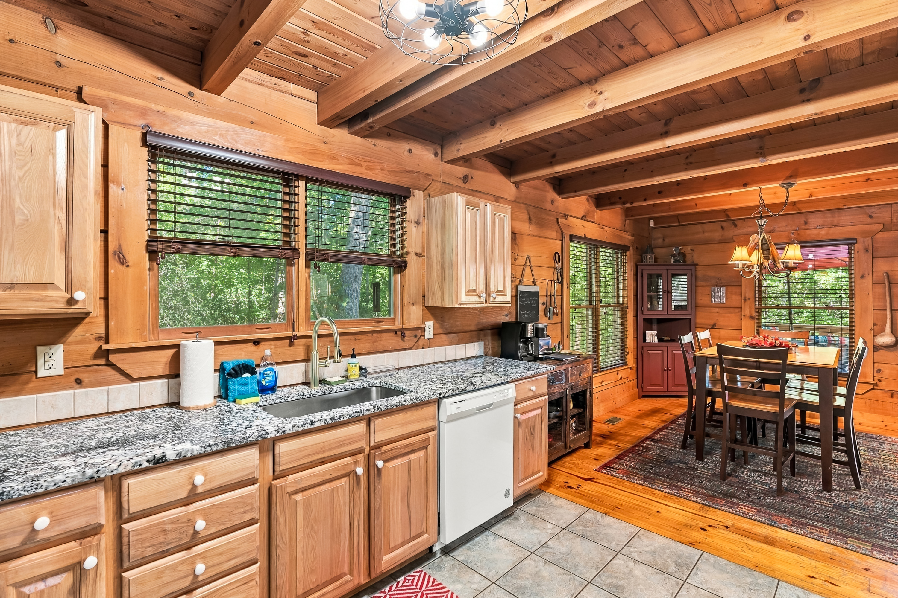 Open Kitchen and Dining Room