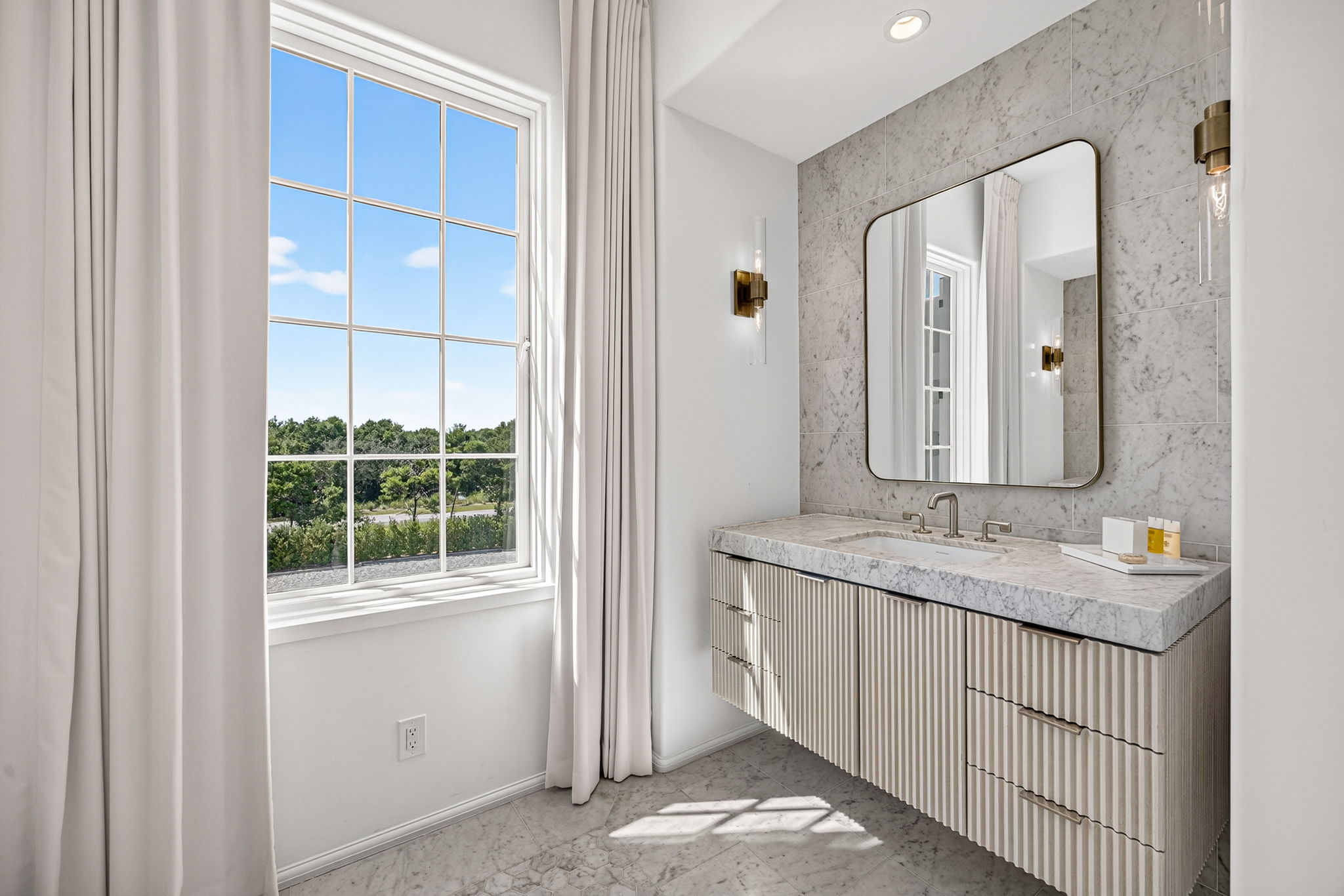 A second large vanity in the primary suite.